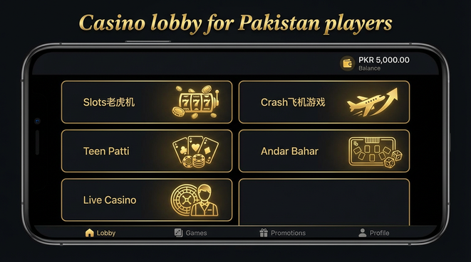 Lobby view of daulat 777 for Pakistan users - 4